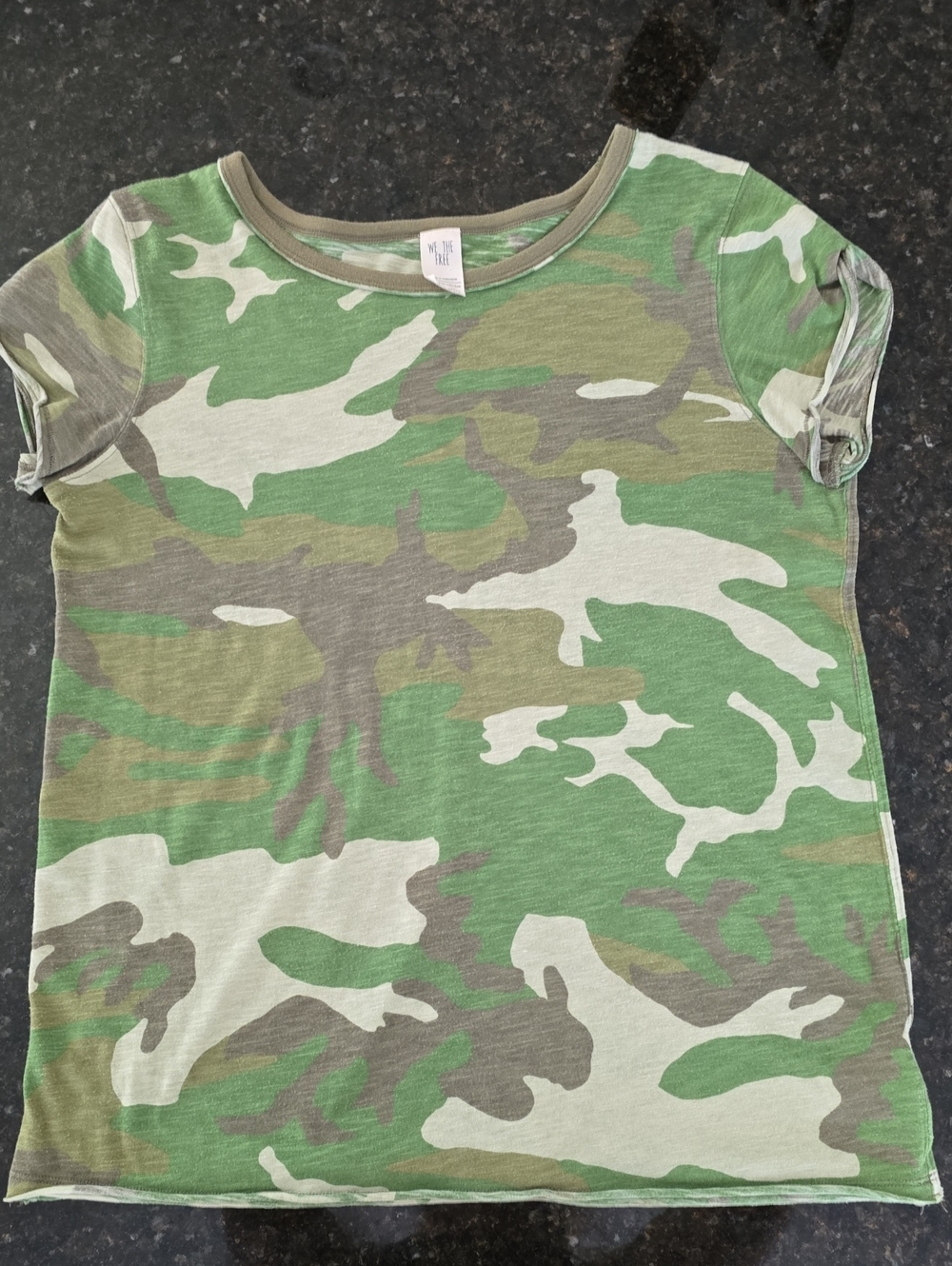 Free People We The Free Camo Tee